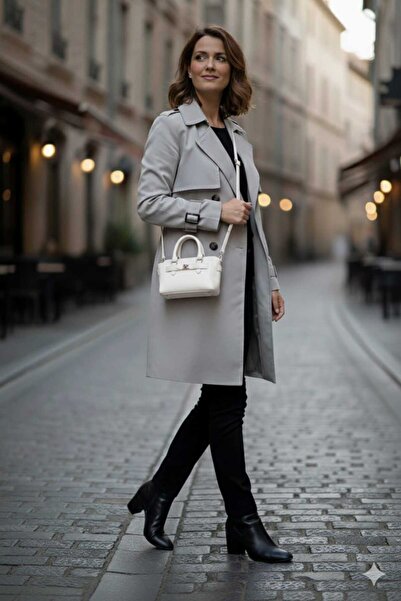 GÇA Moda Women's Patent Leather Hand and Crossbody Bag 25*16 cm