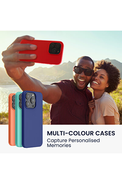 KWmobile Case for Apple iPhone 14 Pro, Silicone, Red, 59073.229