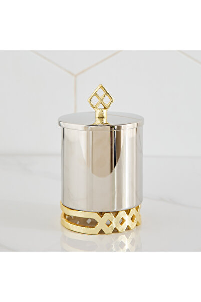 Home Box Aniq Cotton Jar 9 x 9 x 15 cm