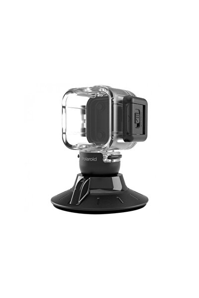 Polaroid Waterproof Case/Suction Mount - Underwater Housing and Suction Cup Mounting System for