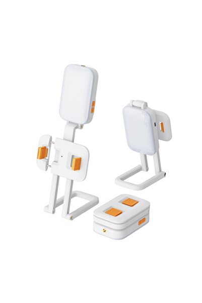 Zen Store Selfie Light D2 Pro Mini RGB Fill Light Colorful Pocket Light with Mobile Phone Holder for Live Vlog