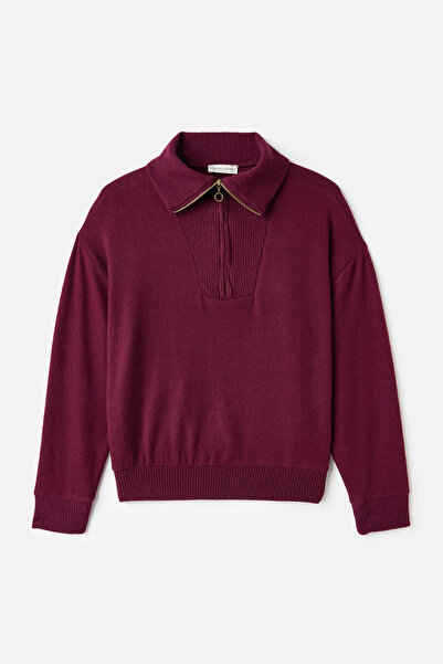 Mudo Zipped Polo Neck Sweatshirt