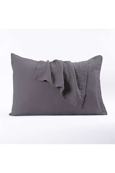 Püskül Luxury Muslin Pillowcase 2 Pieces - 100% Cotton, 2-Layer, High Quality Muslin Pillowcase Set