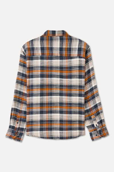 Mudo Regular Fit Plaid Shirt with Long Sleeves