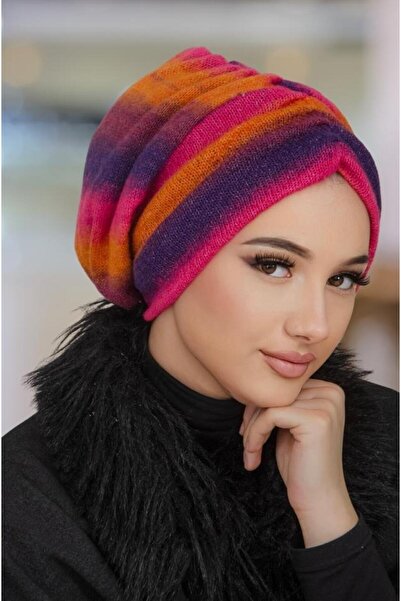 Aişe tesettür Colorful Winter Drawstring Bonnet