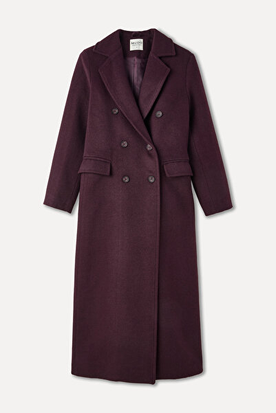 Mudo YÜN KARIŞIMLI UZUN KAŞE PALTO