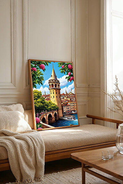 Dekorsiahome Τραπέζι σαλονιού κουζίνας με ξύλινο πλαίσιο μονοκόμματο TK2394