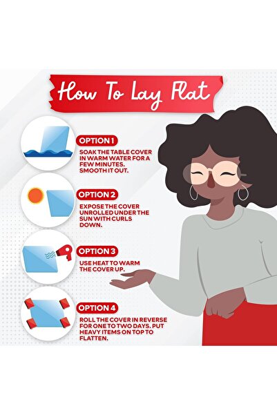 XFasten Transparent Rectangular Table Cover 60 × 108 Inch Waterproof Vinyl Tablecloth