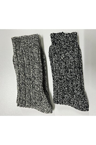 Aslan KIŞLIK FİTİLLİ YÜN ERKEK ÇORABI - 2 ÇİFT