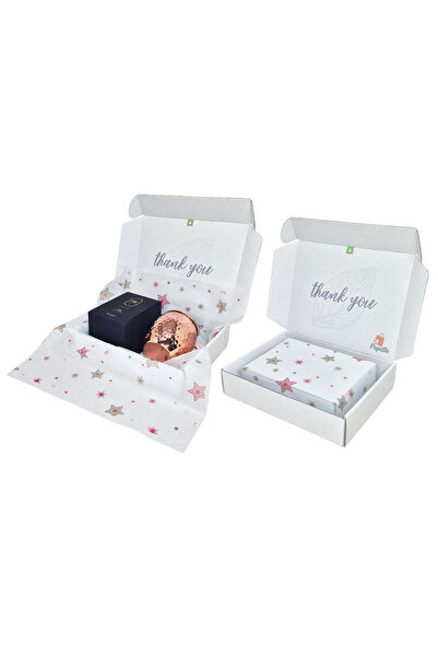 Papette Set 200 buc Hârtie de mătase model Crăciun Star Parade 28g – format 50x75cm