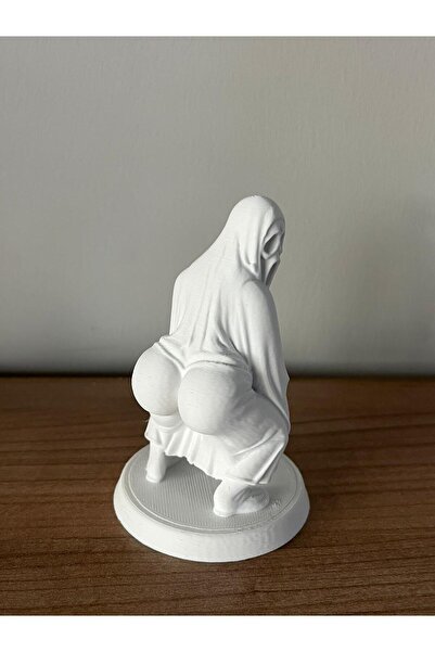Root Made Twerk Yapan Hayalet Figürü Eğlenceli Gamer Masaüstü Kitaplık Ghost Dekor 10cm