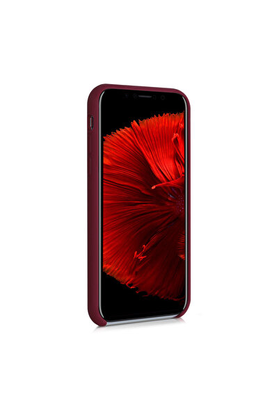 KWmobile Case for Apple iPhone X / iPhone XS, Silicone, Red, 42495.209