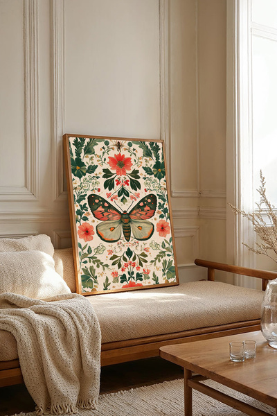 Dekorsiahome Τραπέζι σαλονιού κουζίνας με ξύλινο πλαίσιο μονοκόμματο TK2386