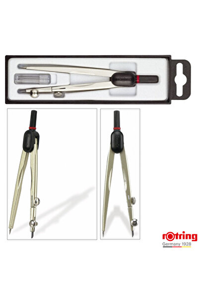 Rotring Compact Small Compass with Complete Set, for Technical and Geometric Drawing, 130mm