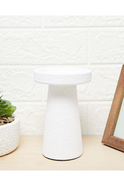 REDTAG حامل شموع عمودي من الطين الأبيض