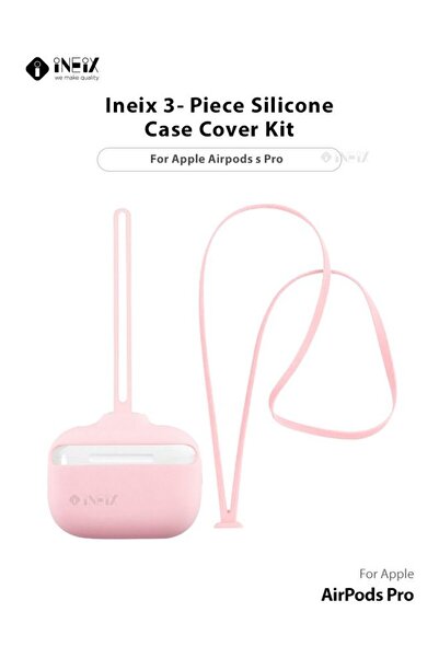 ineix غطاء سيليكون ناعم من 3 قطع لسماعات Apple AirPods Pro