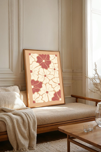 Dekorsiahome Masa dintr-o bucată cu cadru din lemn pentru sufragerie, sufrage...