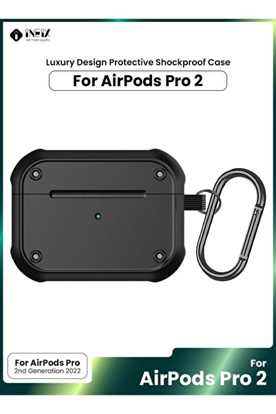 ineix جراب فاخر مقاوم للصدمات بتصميم فاخر لسماعات Apple AirPod Pro 2- 2022