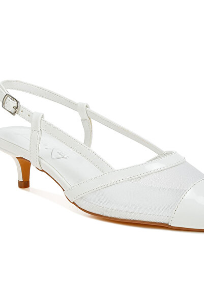london Rag Women Mesh Slingback Sandals in White