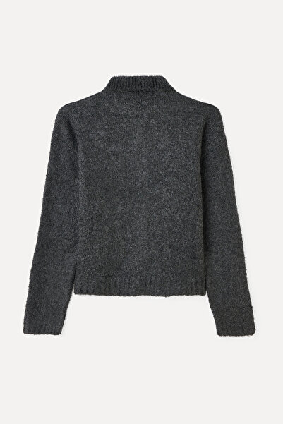 Mudo Polo Collar Buttoned Knitwear Cardigan