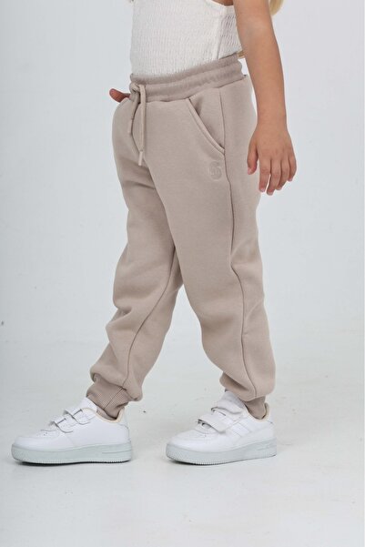 Toontoy Girl's t Logo Embroidered Tracksuit Bottom