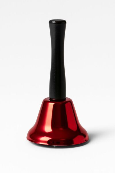 Blusmart Clopotel de Craciun, rosu , 13cm