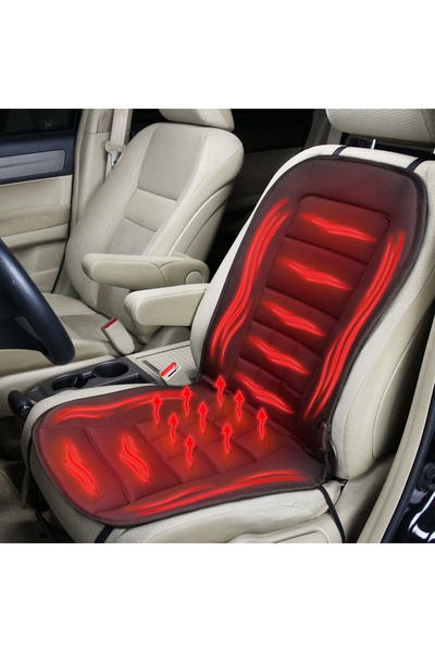CED AUTO TRADE Heated car seat cover - with cigarette lighter plug