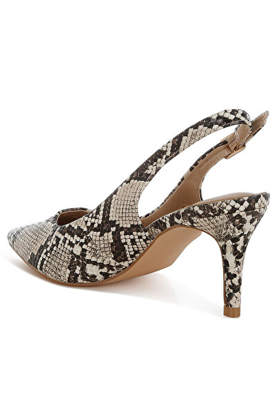 london Rag Women Slingback Stiletto Heel Sandals in Snake