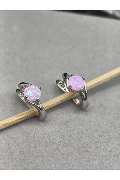 argint 925 CERCEI CU PIATRA NATURALA OPAL