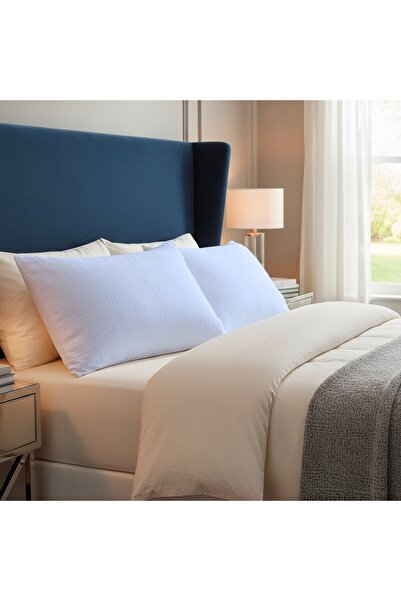 Püskül Luxury Muslin Pillowcase 2 Pieces - 100% Cotton, 2-Layer, High Quality Muslin Pillowcase Set