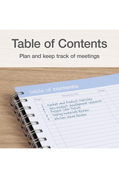 Oxford Undated Meeting Notebook, Black Heavy Cover, 32 lb Paper, 7.5×10 in, 160 pages