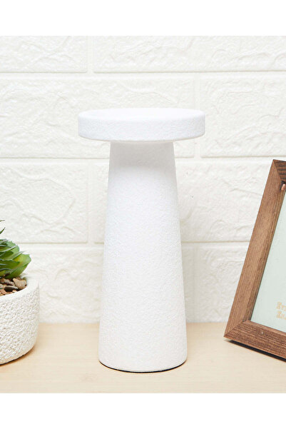 REDTAG حامل شموع عمودي من الطين الأبيض