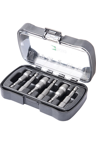 Cobit Set 6 capete tubulara magnetice HEX E6.3x65 mm