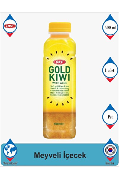 OKF Gold Kiwili ve Aloe Veralı İçecek 500ML