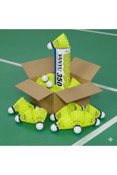 AVESSA 6-Piece Professional Badminton Ball Set - High Speed and Seamless Flight-Shuttlecock-Badminton Supplies