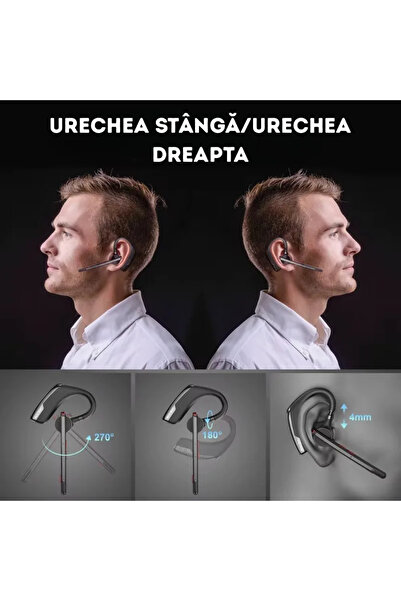 ProDrivers New Bee M51 Bluetooth Headset with Charging Case – 60h Battery, Bluetooth 5.2, ENC Dual