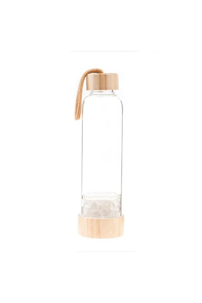 Zeynep Büyükbay Crystal Quartz Cracked Stone Water Bottle 500 ml
