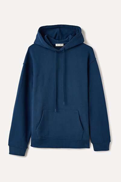 Mudo Hooded Kangaro Pocket O Oversized Sweatshirt