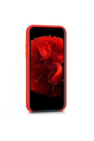 KWmobile Case for Apple iPhone X / iPhone XS, Silicone, Red, 42495.09