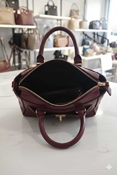 GÇA Moda Women's Patent Leather Hand and Crossbody Bag 25*16 cm