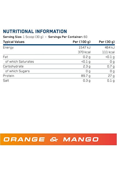 applied nutrition Beef XP - Clear Hydrolysed Protein Isolate (1.8 kg, Orange & Mango)