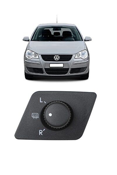 CMEPARTS Vw Volkswagen Polo 2006- 2009 Uyumlu Dış Dikiz Ayna Ayar Kumanda Düğ...
