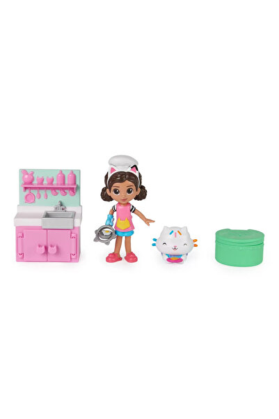 Gabby's Dollhouse Art Studio Set with Cat Figure