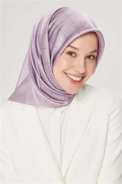 Armine Eșarfă de mătase Nostalgia - 8555-29 Lavandă Twill
