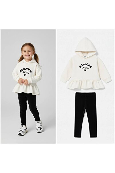 ÇOCUK GİYİM MERKEZİ GIRL'S VELVET TIGHTS SET