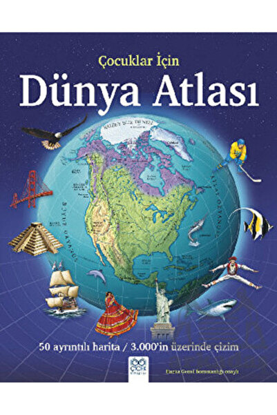 1001 Çiçek Kitaplar Çocuklar İçin Dünya Atlası