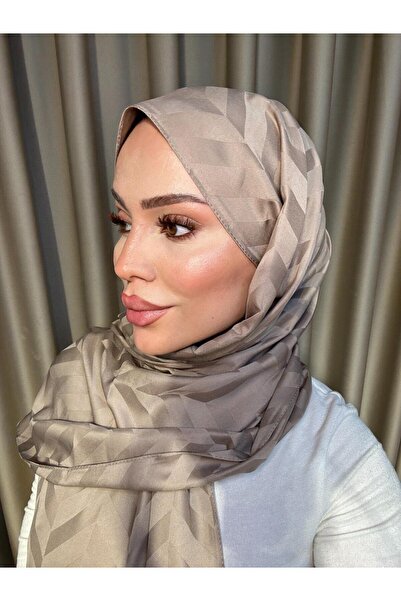 VIEN POLO Yaprak Desenli Jakar Şal - Zarif ve Şık Dokuma Model