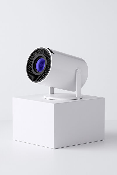 Dorasan Taşınabilir Android TV Özellikli Projeksiyon - Akıllı Mini Projektör 720P