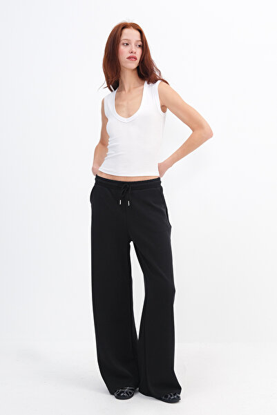 Addax Wide Leg Modal Tracksuit Eşf12170