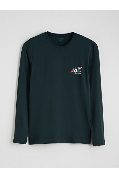 LC Waikiki Özmarka New Season Standard Fit Christmas Themed Men's Pajama Set